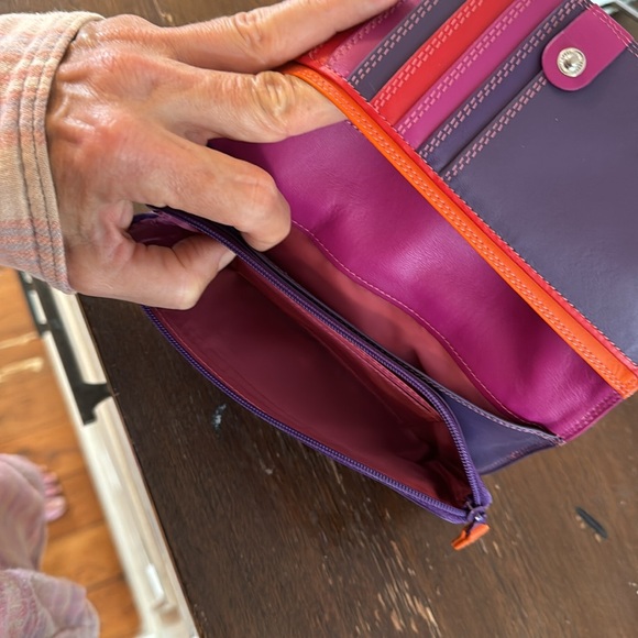 Matinee-style wallet from Mywalit. Genuine Italian leather. Super soft - Picture 5 of 5